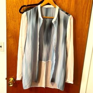 Blouse button down top. Size L. T Tahari.